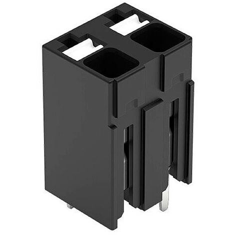WAGO 2086-3122 Borne pour circuits imprimés 1.50 mm² Nombre de pôles 2 noir 1 pc(s) X516902