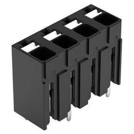 WAGO 2086-3124/300-000 Borne pour circuits imprimés 1.50 mm² Nombre de pôles 4 noir 1 pc(s) X516512