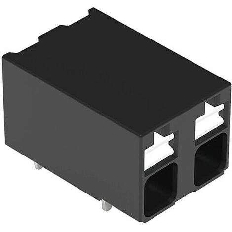 WAGO 2086-3202 Borne pour circuits imprimés 1.50 mm² Nombre de pôles 2 noir 1 pc(s) X516222