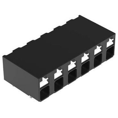 WAGO 2086-3206 Borne pour circuits imprimés 1.50 mm² Nombre de pôles 6 noir 1 pc(s) X516192