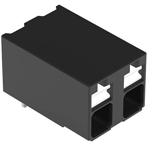 WAGO 2086-3222 Borne pour circuits imprimés 1.50 mm² Nombre de pôles 2 noir 1 pc(s) X516142