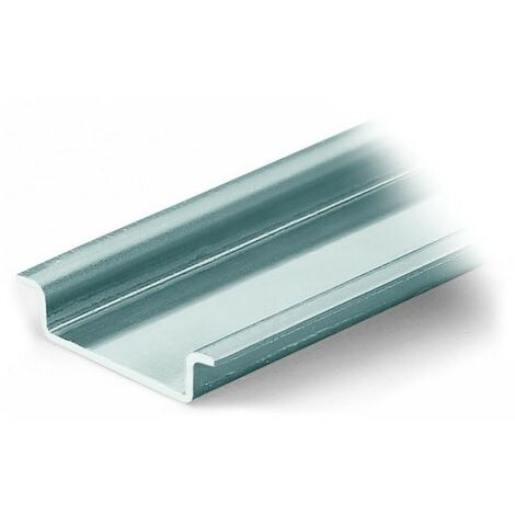 Wago 210-113 Rail DIN acier 35x7.5x1mm - longueur 2 m - non perforé - gris