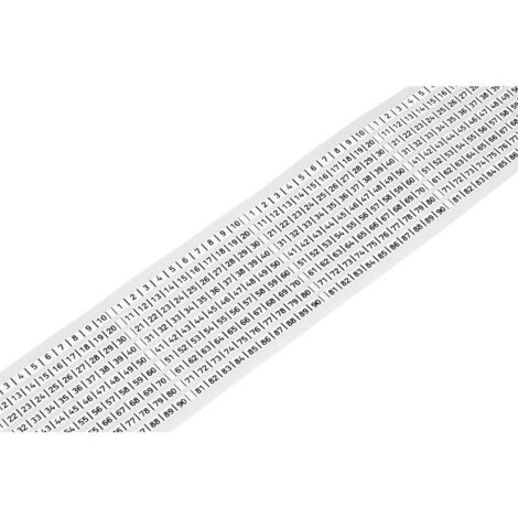 WAGO 210-831 210-831 Etichette per stampante a trasferimento termico Tipo di montaggio: colla Bianco 25 m