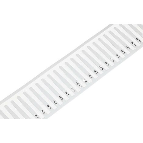 WAGO 211-811 211-811 Étiquettes pour imprimantes à transfert thermique blanc Nombre de marqueurs: 25