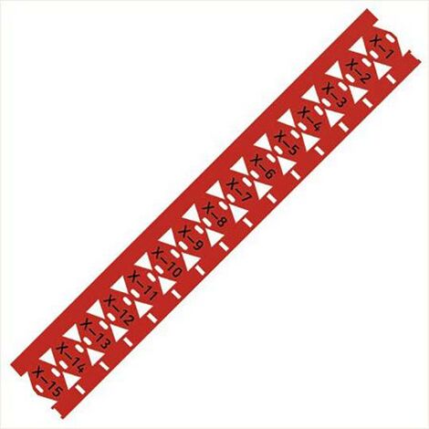 WAGO 211-835/000-005 211-835/000-005 Système de marquage de câbles Surface de marquage: 25 x 10 mm rouge Nombre de marqueurs: 500 500 pc(s) X537452