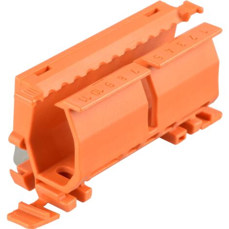 Wago 222-500 Mounting bracket (x10), 222 series for use with Compact connector