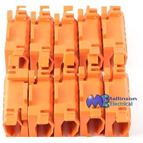 Wago 222-500 Support de fixation (x10) , série 222 à utiliser avec Connecteur compact