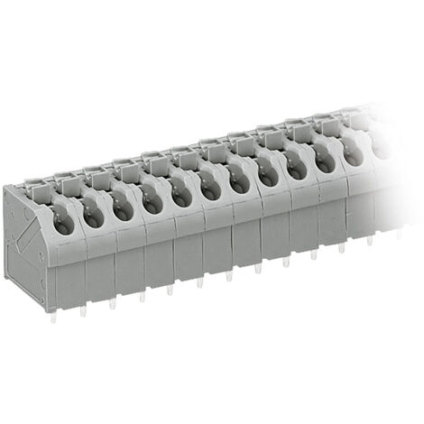 WAGO 250-503 Federkraftklemmblock 1.00 mm² Polzahl 3 Grau 1 St.