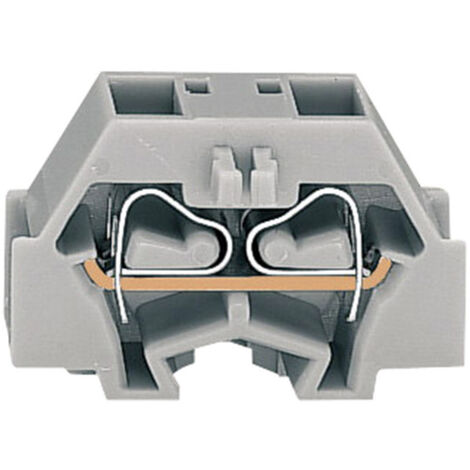 WAGO 260-331 Einzelklemme 8 mm Zugfeder Belegung: L Grau 1 St.