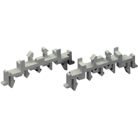 WAGO 288-002 Piedino combinato Grigio 10 pz.