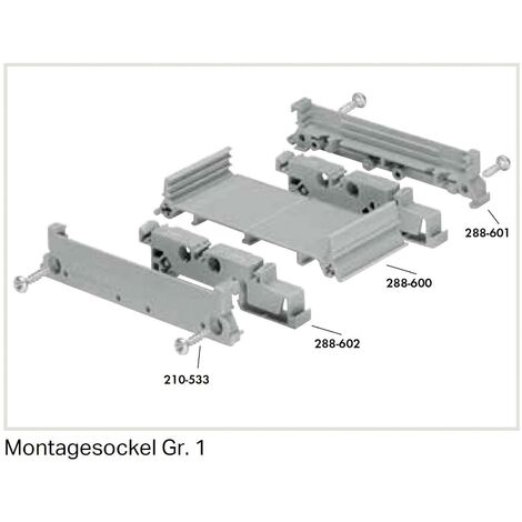 WAGO 288-601 Extrémité latérale gris 1 pc(s) S74732