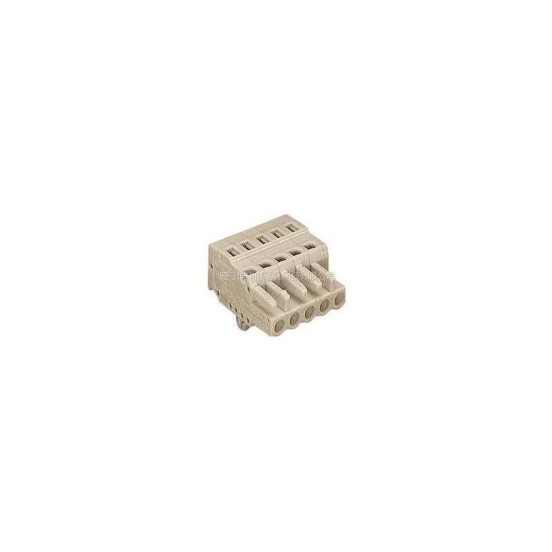 Wago 721-105/008-047 Female connector - 5 poles - 100% protected against mismating - Pitch: 5mm