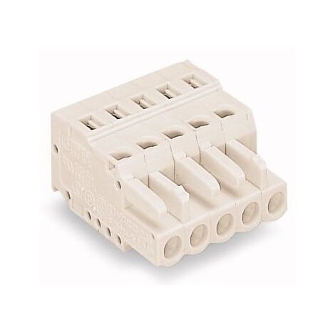 Wago 721-105/026-045 Female connector - 5 poles - 100% protected against mismating - 2.5 mm≤ - Pitch: 5mm