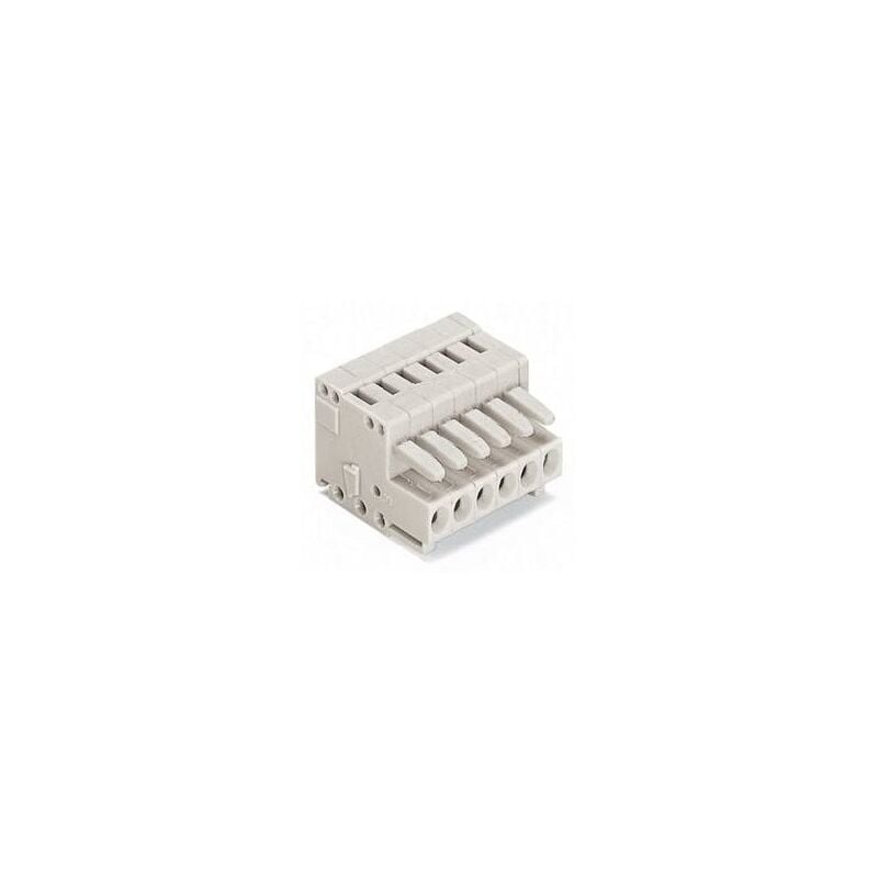 Wago - 721-106/026-047 Housing for female contacts - 6 poles - 100% protected against mismating - 2.5 mm≤ - Pitch: 5mm