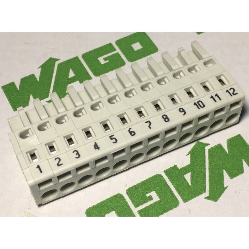 Wago - 721-112/026-047 1-conductor female connector - 100% protected against mismating - 2.5 mm≤ - 12 poles