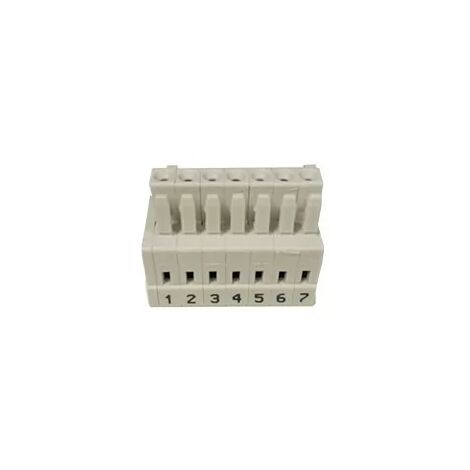Wago 734-107/008-047 Connecteur femelle pour 1 conducteur 1,5mm≤ pas 3,5mm 7pôles Gris clair