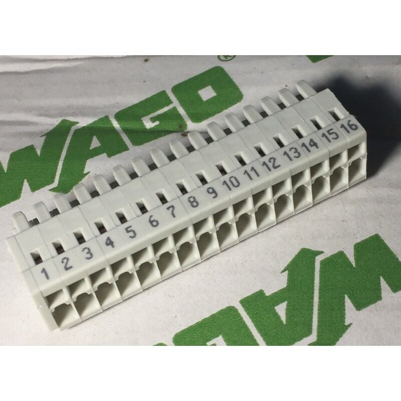 Wago - 734-116/000-047 1-conductor female connector - 16-pole - 100% protected against mismating