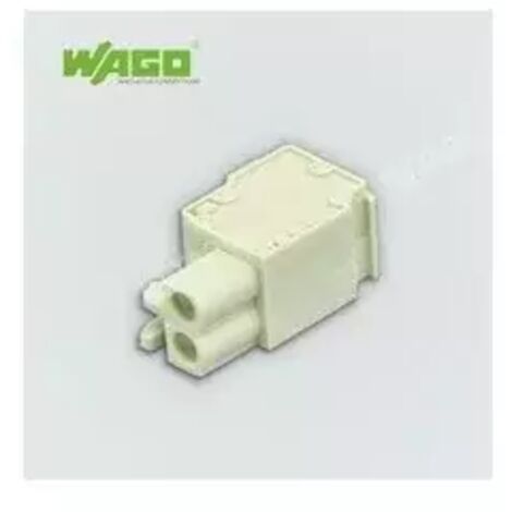 Wago 734-302/018-044 Connecteur m‚le à 1 conducteur - 100% protégé contre le mismating - Pieds de montage encliquetables - 2 pôl