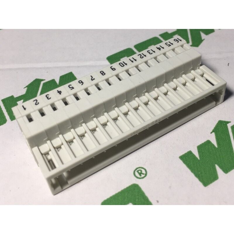 Wago - 734-316/000-044 1-conductor male connector - 16 poles - 100% protected against mismating