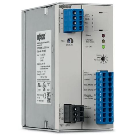 Wago 787-1675 24VDC 5A switching power supply