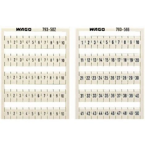 WAGO 793-4504 Schede identificative Bianco 1 pz.