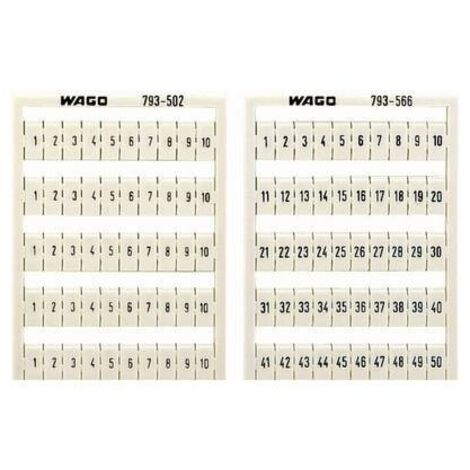 WAGO 793-4571 Schede identificative Bianco 1 pz.