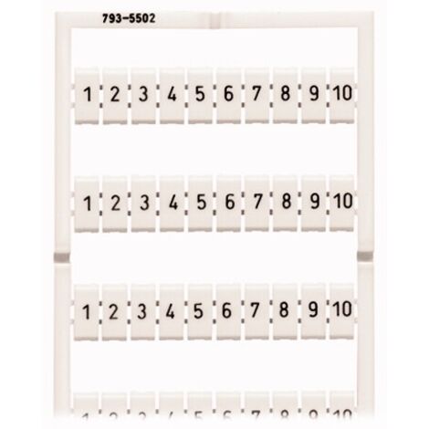 WAGO 793-5502 WMB 5-5,2 mm, AUFDR. WAAG. 1 - 10 (10x)-'1054221'