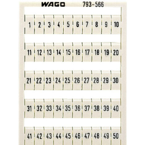 WAGO 793-5504 Bezeichnungskarten  Weiß 1 St.