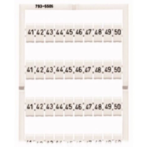WAGO 793-5506 Schede identificative Bianco 1 pz.
