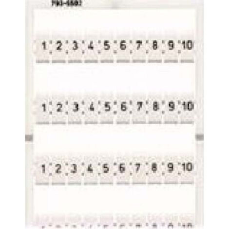 WAGO 793-5507 Schede identificative Bianco 5 pz.