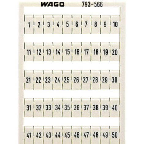 WAGO 793-5573 Bezeichnungskarten  Weiß 1 St.
