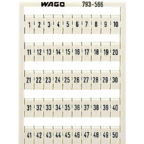 WAGO 793-566 Système de marquage Impression: 1 - 50 1 pc(s)