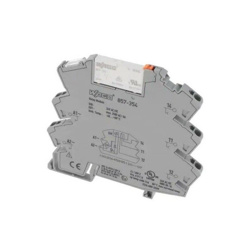 Wago - 857-354 Relais d'interface 24VCA montage rail din