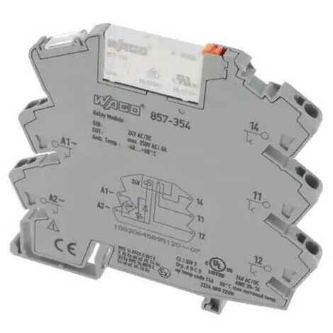Wago 857-354 Relais d'interface 24VCA montage rail DIN