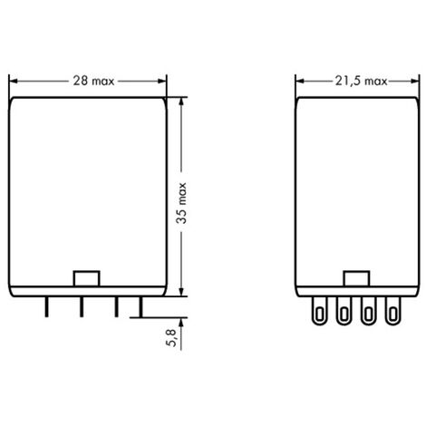 WAGO 858-150 Steckrelais 24 V/DC 5 A 4 Wechsler 1 St.