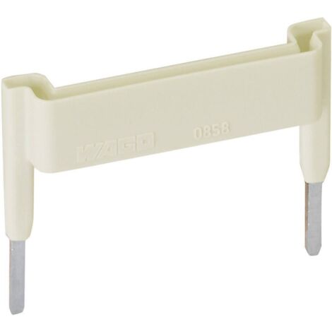 WAGO 858-402 Peigne de pontage Nombre de pôles: 2 blanc 1 pc(s) S78368