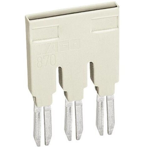 WAGO 859-408 Peigne de pontage Nombre de pôles: 8 gris clair 1 pc(s) S78302
