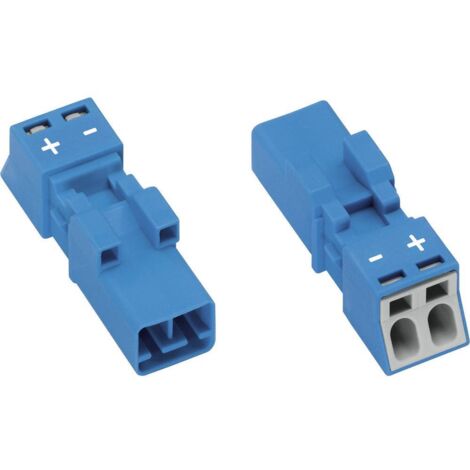 WAGO 890-1112 Connettore di alimentazione WINSTA MINI Spina dritta Tot poli: 2 16 A Blu 1 pz.
