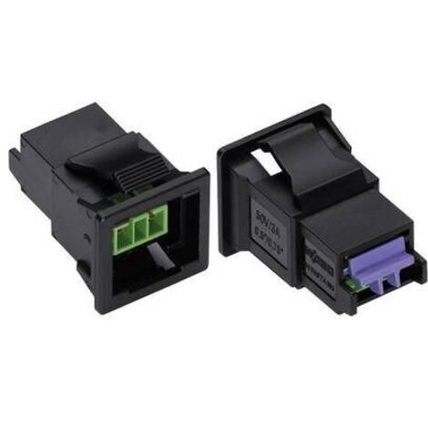 WAGO 893-2002 Connettore di alimentazione WINSTA KNX Presa dritta Tot poli: 2 3 A Verde 1 pz.