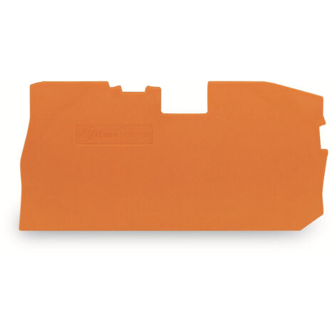 WAGO Abschluss- und Zwischenplatte, 2016-7192, orange