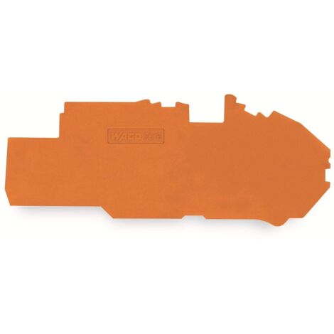 WAGO Abschluss- und Zwischenplatte, 2016-7792, orange