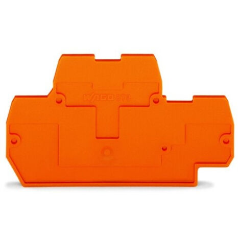 WAGO Abschluss- und Zwischenplatte 2mm dick orange
