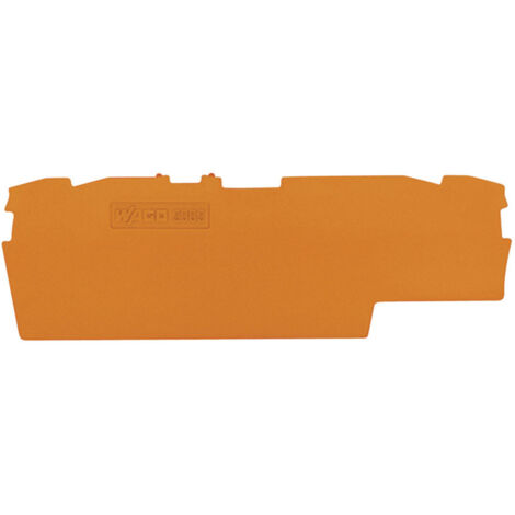 WAGO Abschlussplatte u. Zwischenplatte 2002-1892 orange 1mm