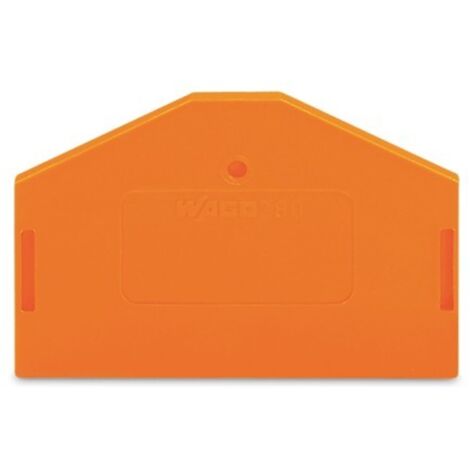 WAGO Abschlussplatte u. Zwischenplatte 280-313 orange