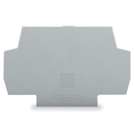 WAGO Abschlussplatte u. Zwischenplatte 859-525 1mm dick grau