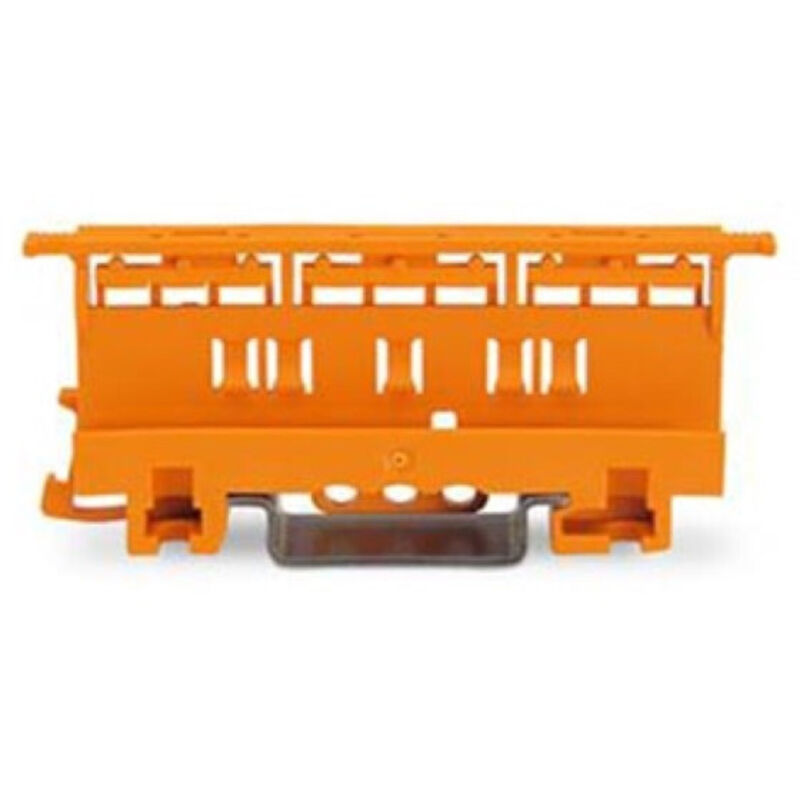 Toolland - adaptateur de fixation - série 221 - 6 mm² - pour montage sur rail 35/MONTAGE par vis - orange