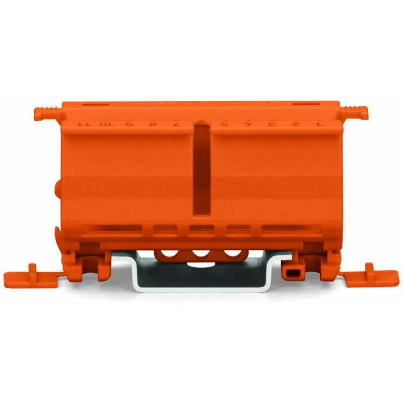 Wago - Adaptateur de fixation Série 222, pour montage sur rail 35/montage par vis, orange (222-500 / 10)