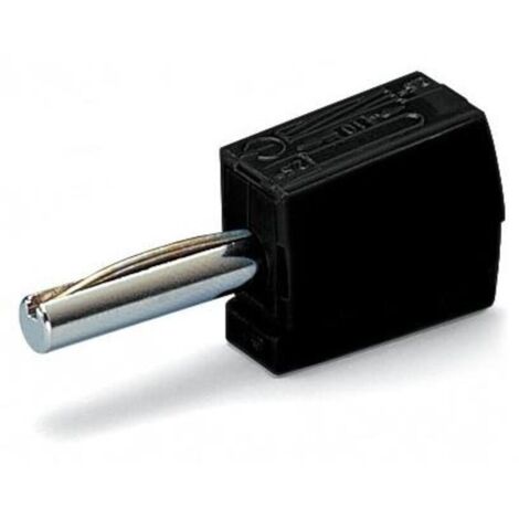 Wago Bananenstecker, schwarz, Durchmesser 4,0 mm