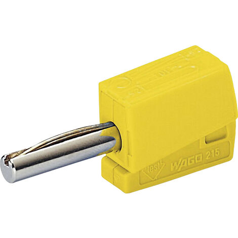 WAGO  Bananenstecker Stecker, gerade Stift-Ø: 4 mm Gelb 1 St.