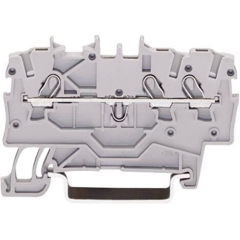 WAGO BLOC DE JONCTION À FUSIBLES 2006-1611 7.50 MM RESSORT DE TRACTION AFFECTATION: L GRIS 1 PC(S)